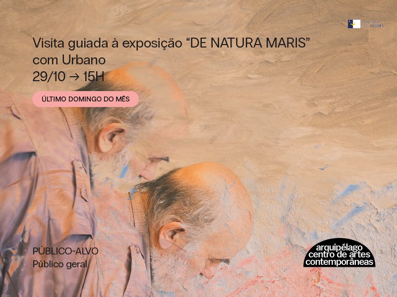 Visita guiada à exposição DE NATURA MARIS com o artista Urbano