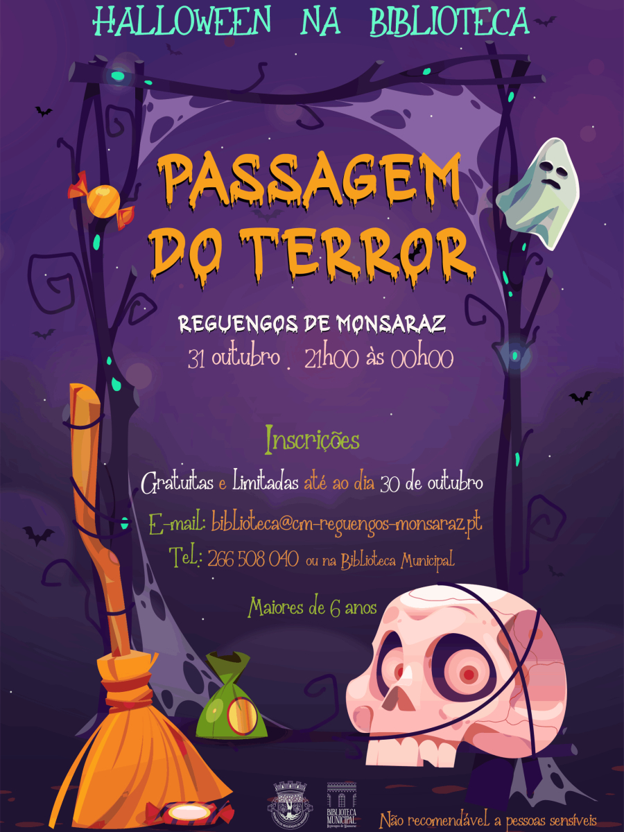 “Passagem do Terror” – Halloween na Biblioteca