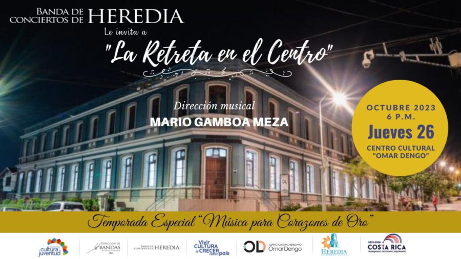 Concierto IV 'Música para Corazones de Oro' | Banda de Conciertos de Heredia