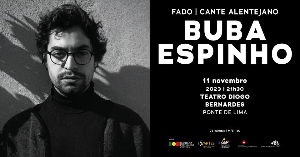 Buba Espinho | Teatro Diogo Bernardes - Ponte de Lima