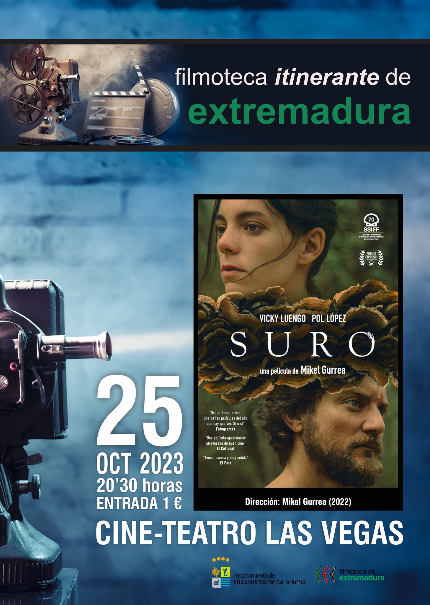 Filmoteca de Extremadura 'Suro' una película de Mikel Gurrea