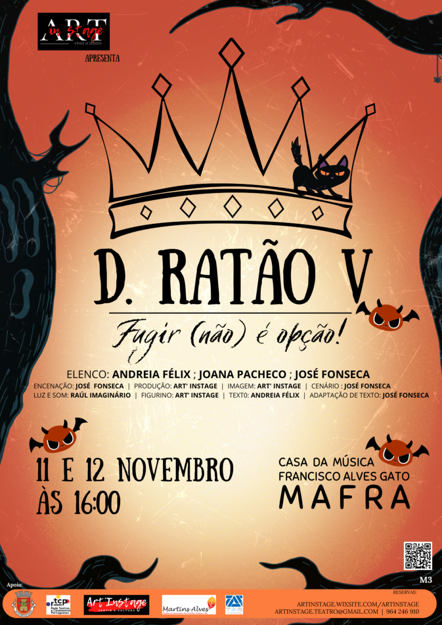 Teatro Infantil 'D. Ratão V - Fugir (não) é opção!'