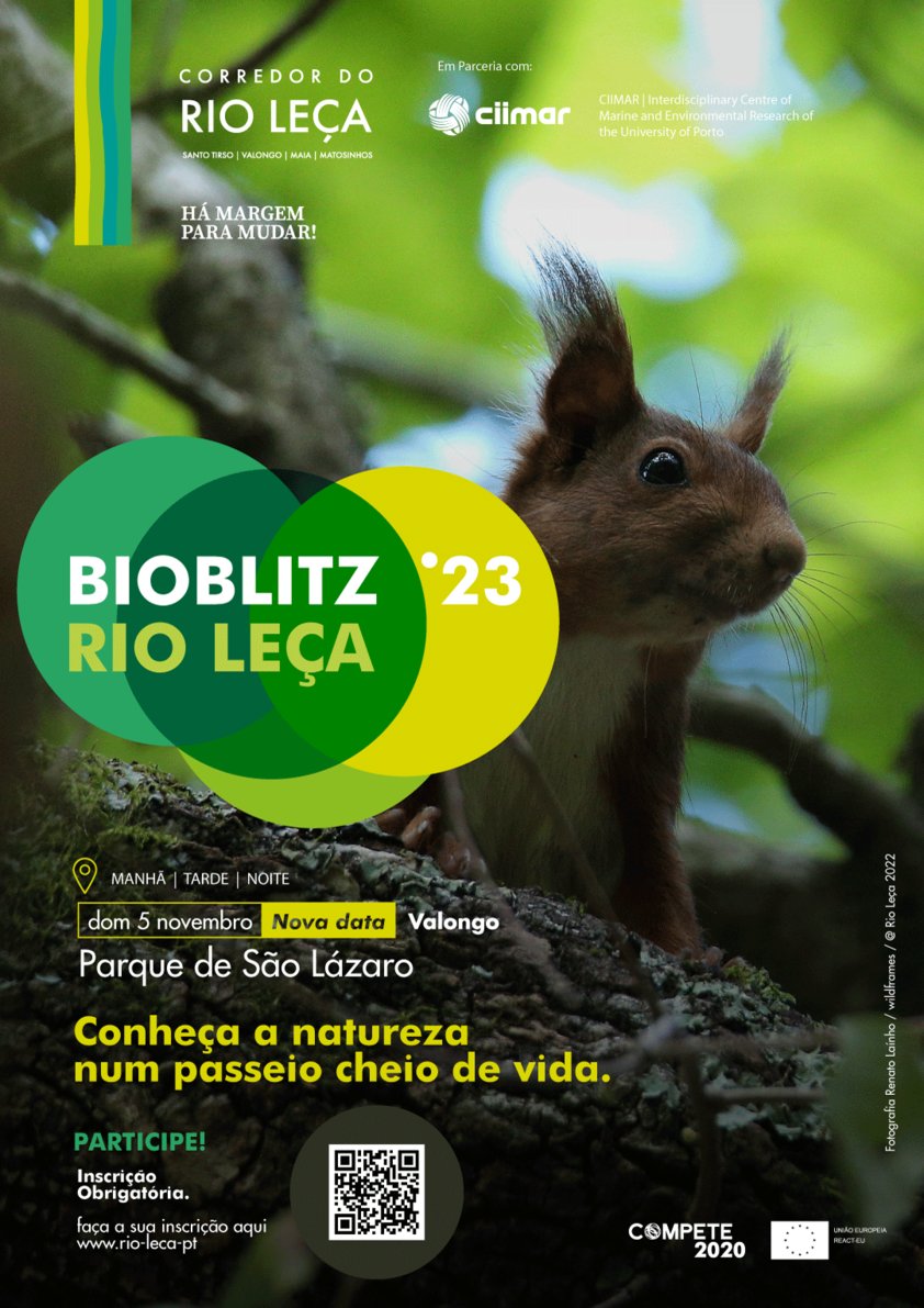 Bioblitz no Rio Leça
