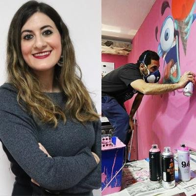 Huelva. Ana Fernández Peña y Ciclón hablan sobre Grafiti y arte urbano