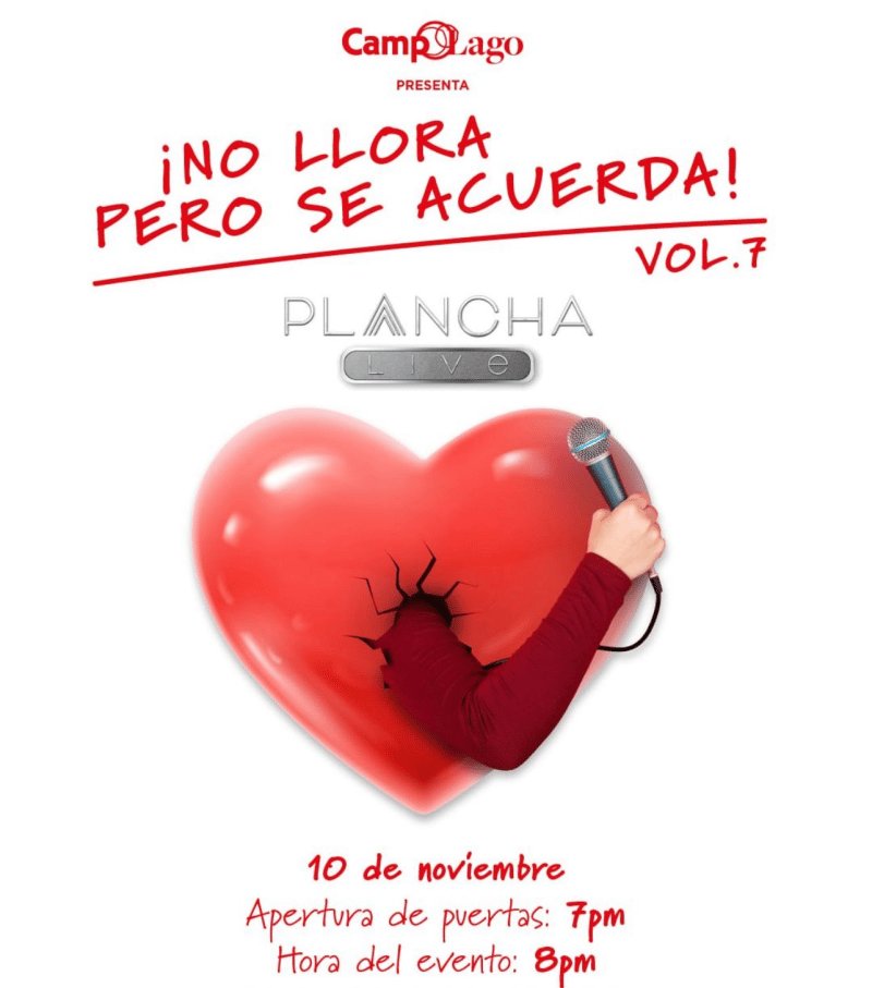 PLANCHA LIVE! NO LLORA PERO SE ACUERDA! V.7