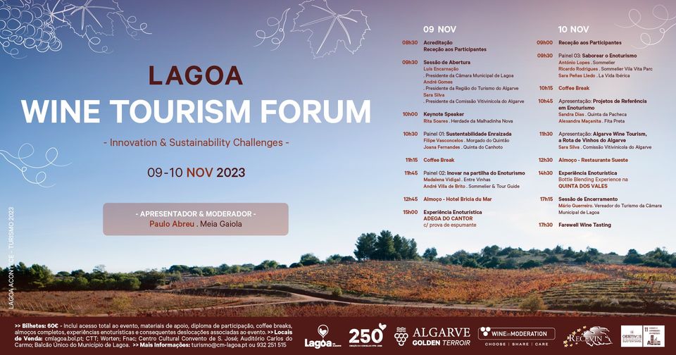 Lagoa Wine Tourism Forum | Innovation & Sustainability Challenges