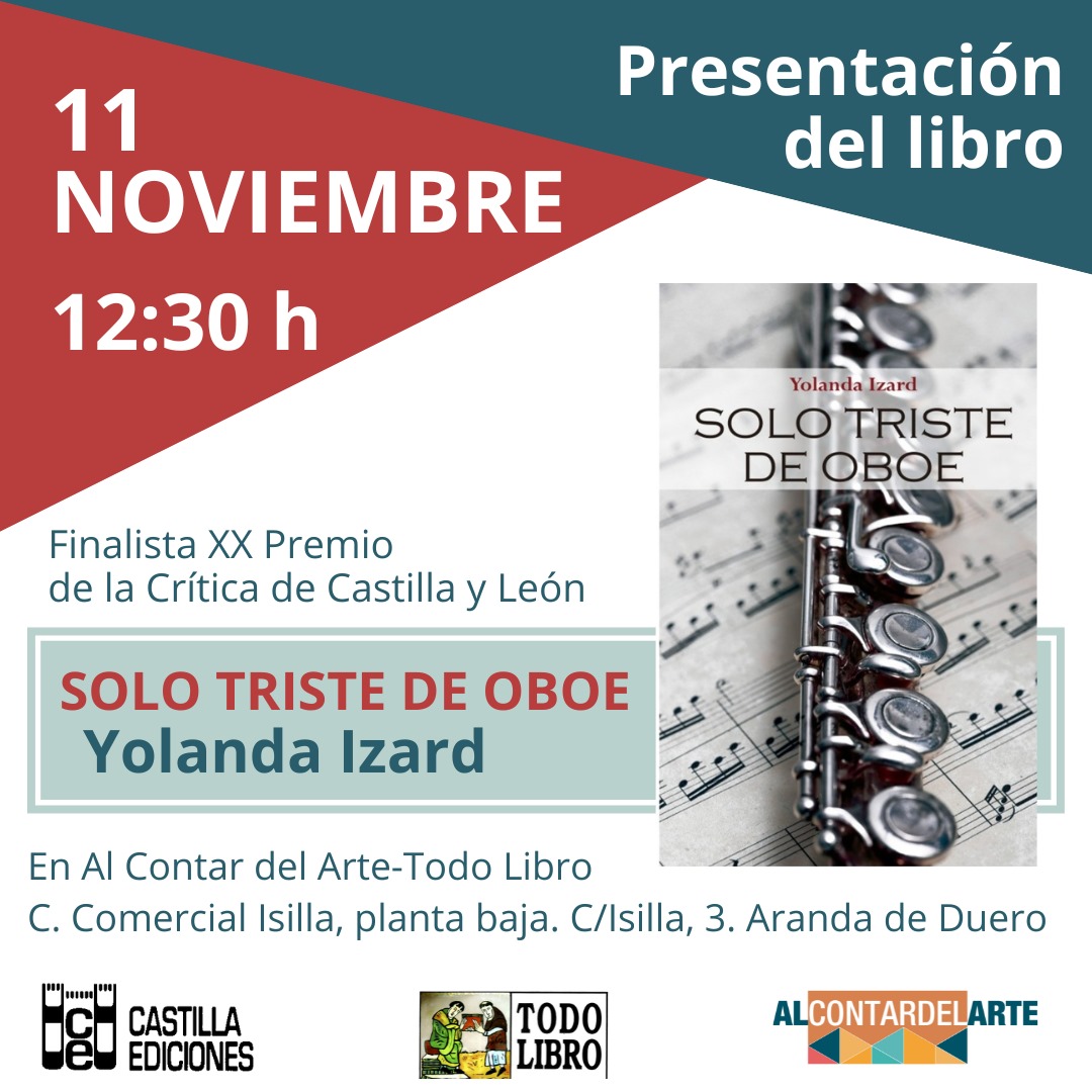 Presentación del libro Solo triste de oboe, de Yolanda Izard