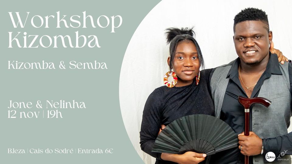 Danças no B.leza | 12 Nov | Kizomba & Semba | Jone & Nelinha 