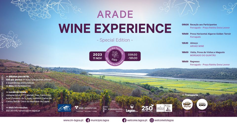ARADE Wine Experience | Comemorações do Dia Mundial do Enoturismo