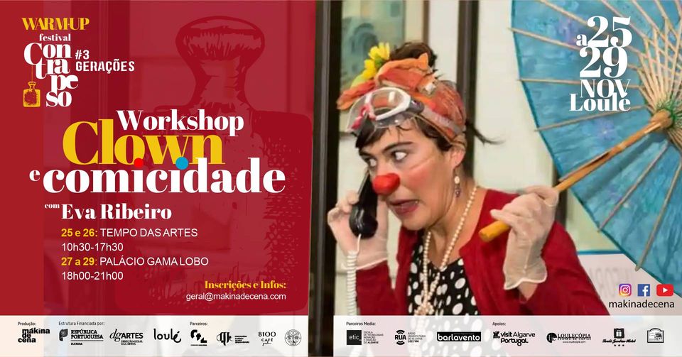 Workshop Clown e Comicidade | Eva Ribeiro