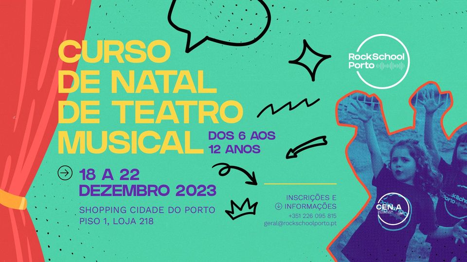  Curso de Natal de Teatro Musical — RockSchool Porto