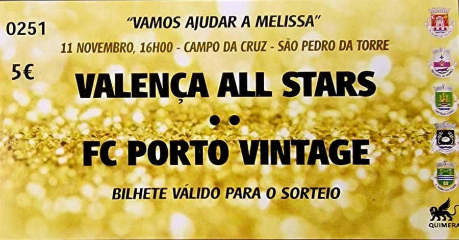 Jogo Valença All Stars  x FC Porto Vintage