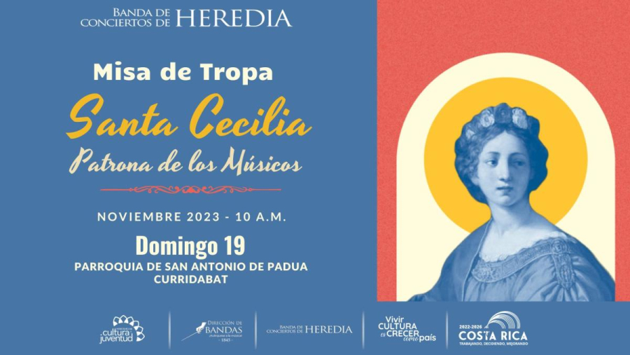 Misa de Tropa a Santa Cecilia Patrona de los Músicos | Banda de Conciertos de Heredia