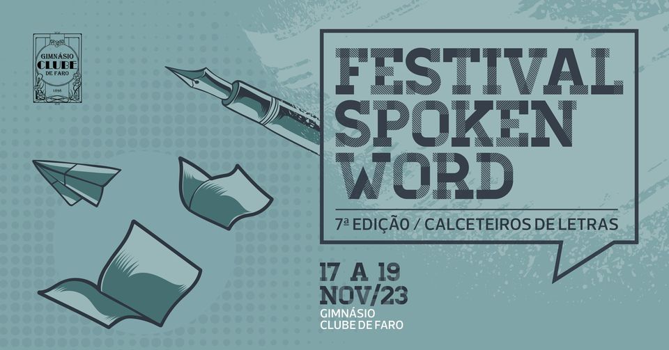 7ª Edição do Festival Spoken Word - Calceteiros de Letras | 17 a 19 NOV
