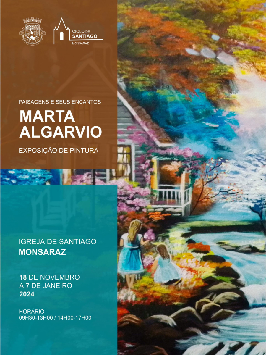 Exposição “Paisagem e seus encantos” de Marta Algarvio