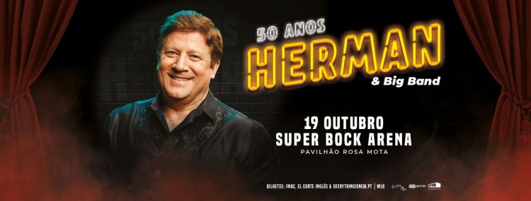 50 anos Herman & Big Band - 19 Outubro, 21:00