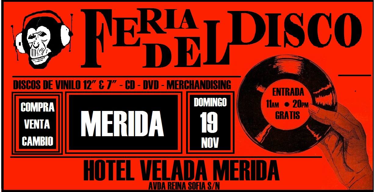 FERIA DEL DISCO MERIDA (Domingo 19 de Noviembre)