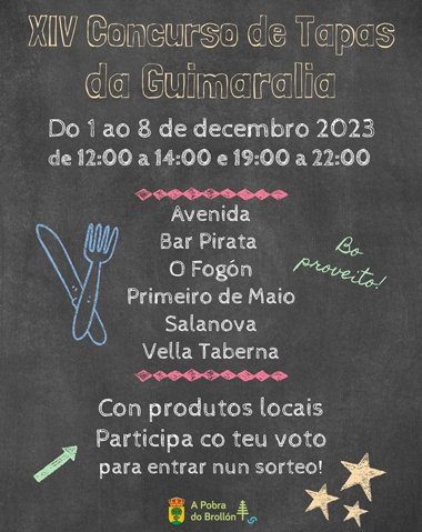 XIV CONCURSO DE TAPAS DA GUIMARALIA 2023