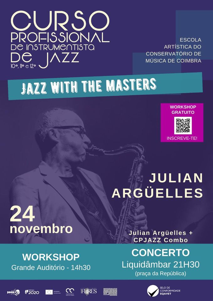 Jazz with the Masters convida Julian Argüelles
