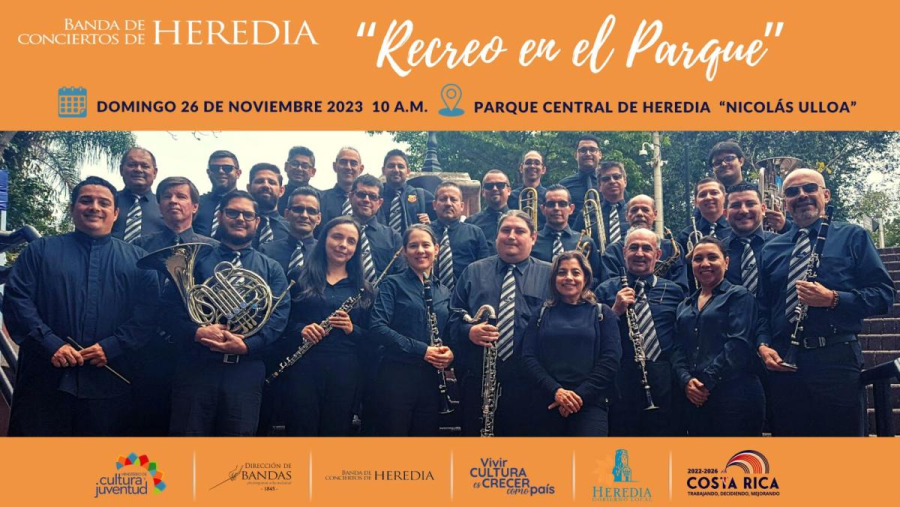 Concierto "Recreo en el Parque" | Banda de Conciertos de Heredia