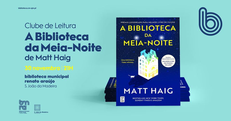Clube de Leitura | A Biblioteca da meia-noite de Matt Haig