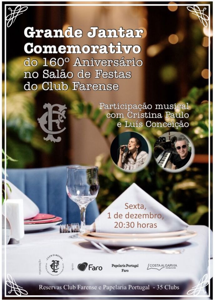 Jantar Comemorativo 160 Anos do Club Farense