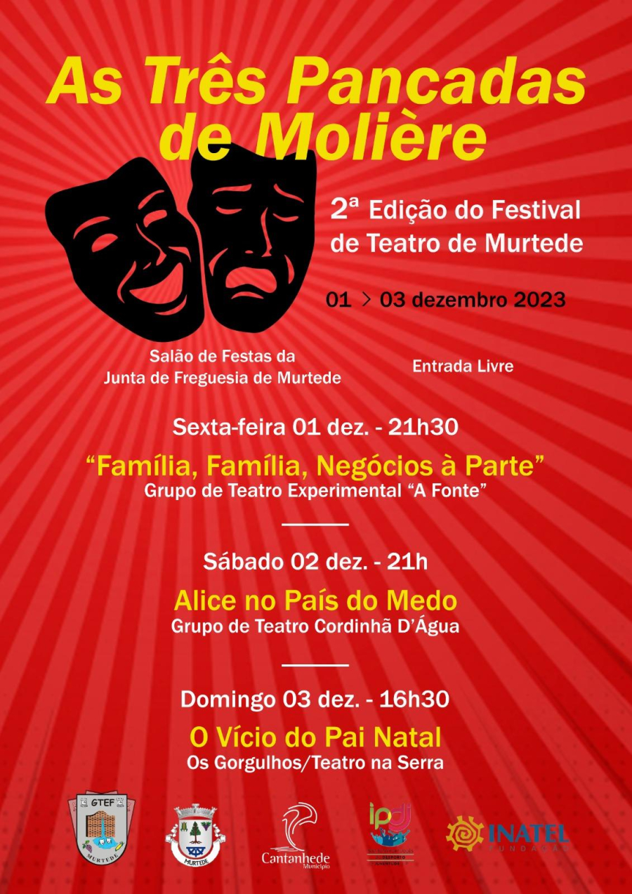2.º Festival de Teatro de Murtede - As Três Pancadas de Moilère