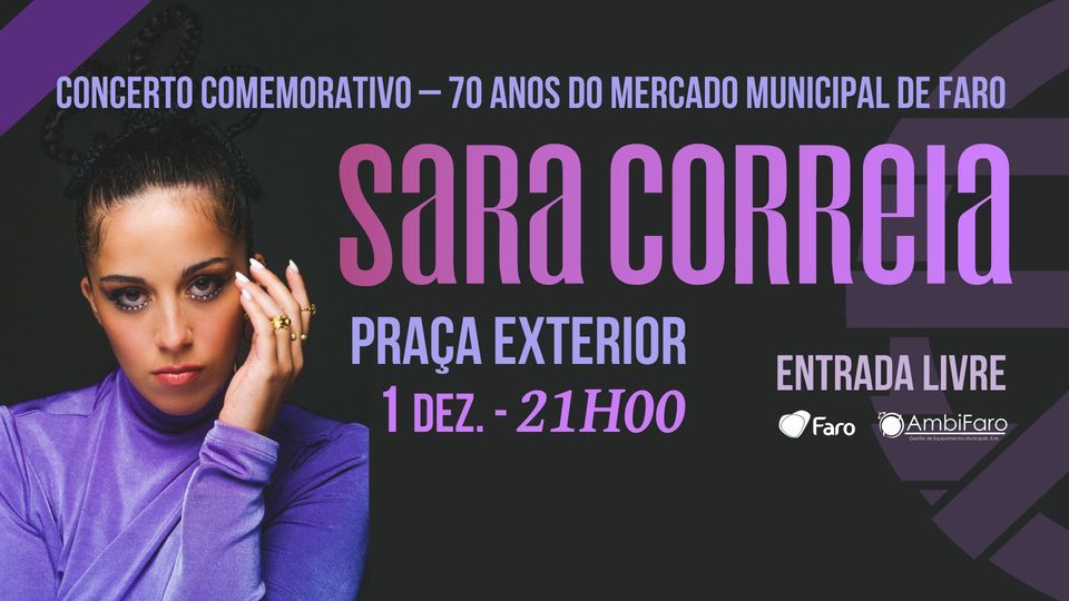 Sara Correia | 70.º Aniversário do Mercado Municipal de Faro 