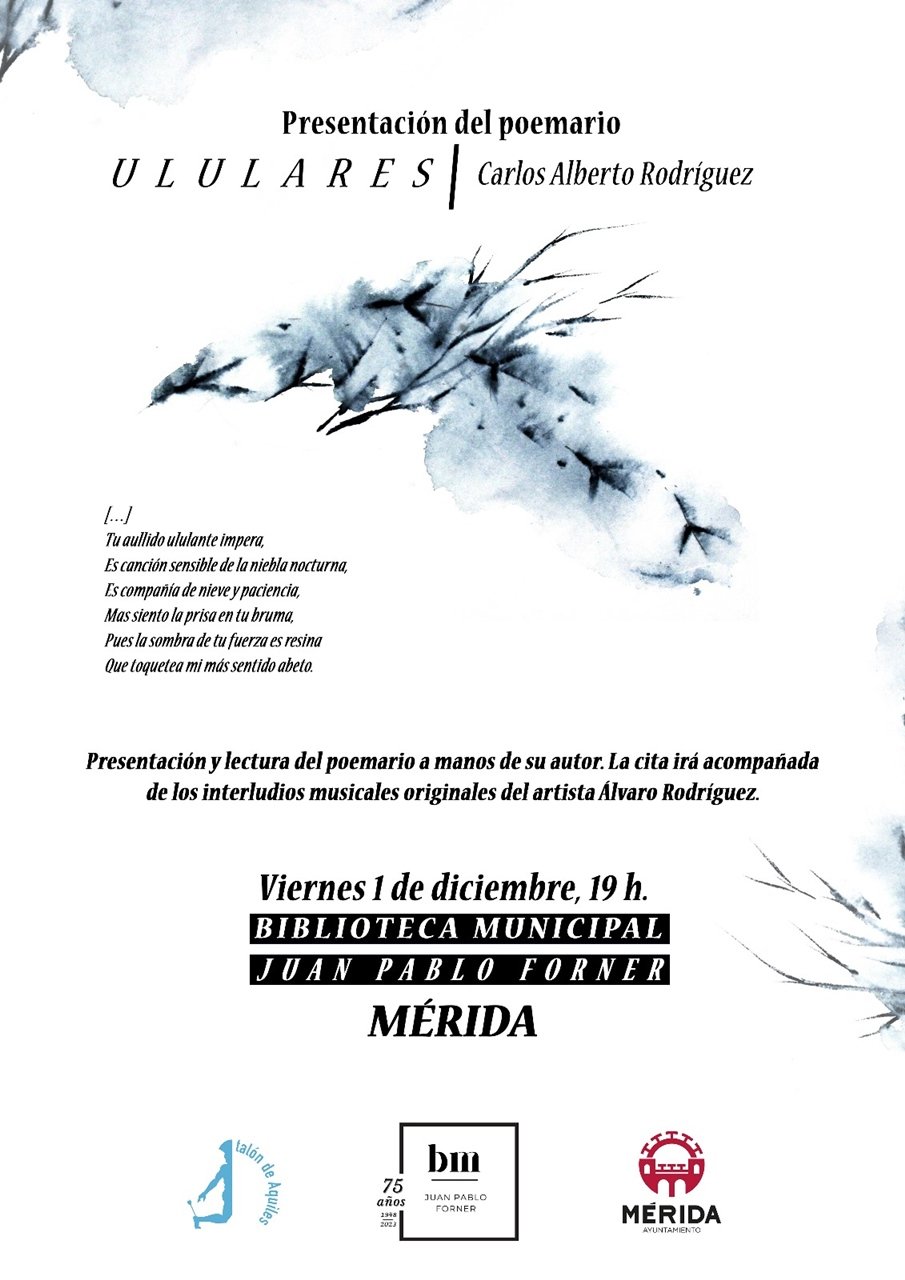 Presentación del poemario ‘Ululares’ de Carlos Alberto Rodríguez