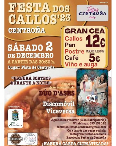 FESTA DOS CALLOS 2023 | CENTROÑA
