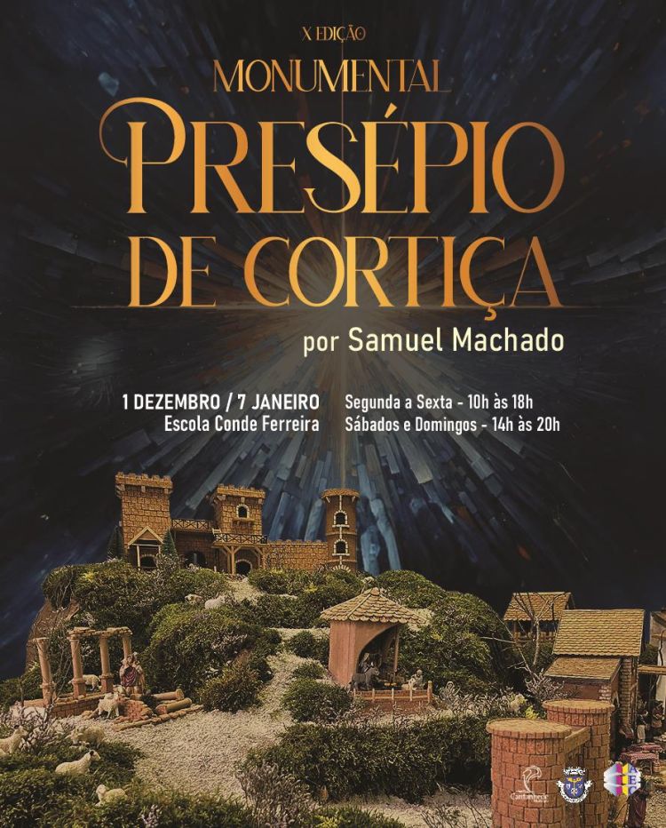 Monumental Presépio de Cortiça por Samuel Machado - X Edição