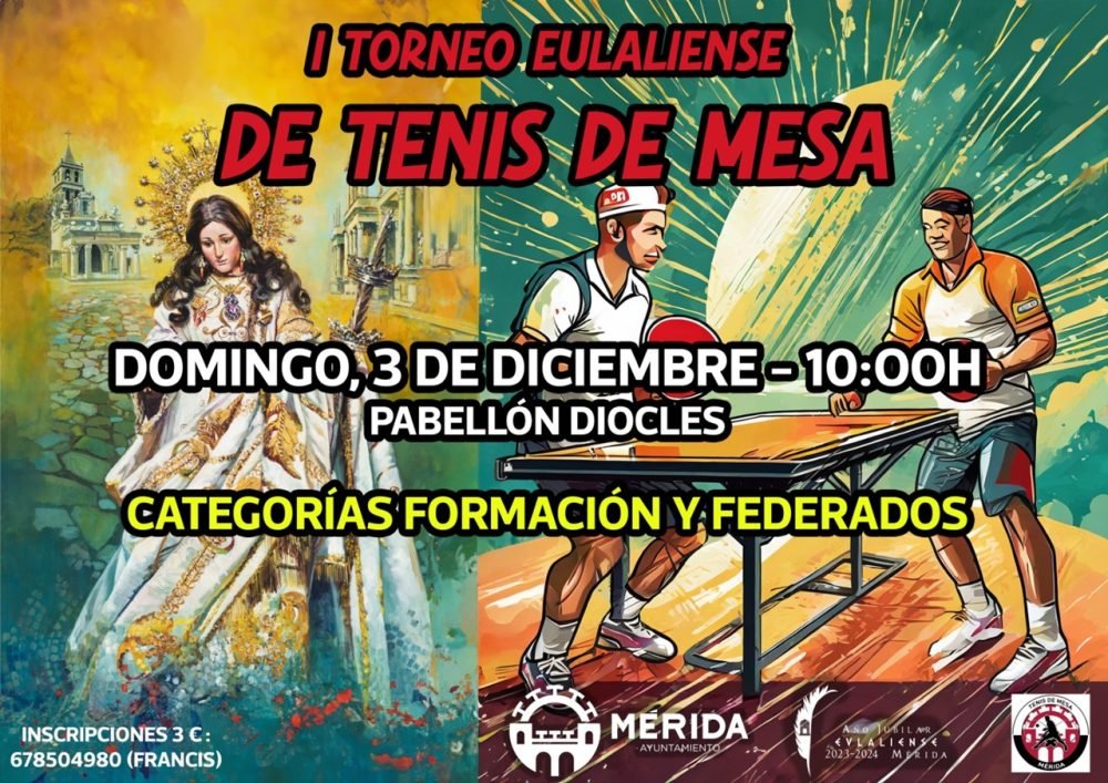 I Torneo Eulaliense de Tenis de Mesa