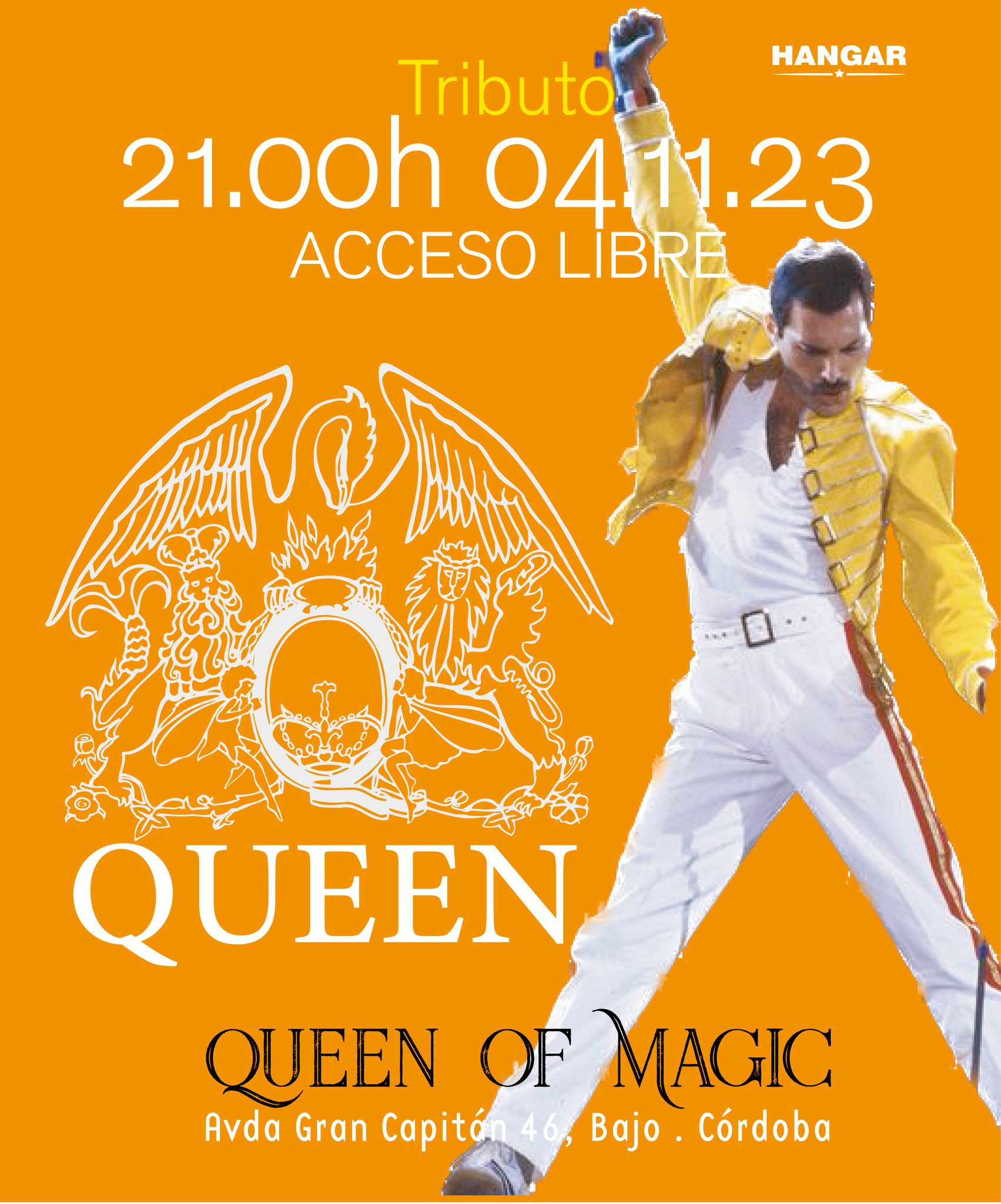 Tributo Queen “Queen of Magic”. Acceso libre .