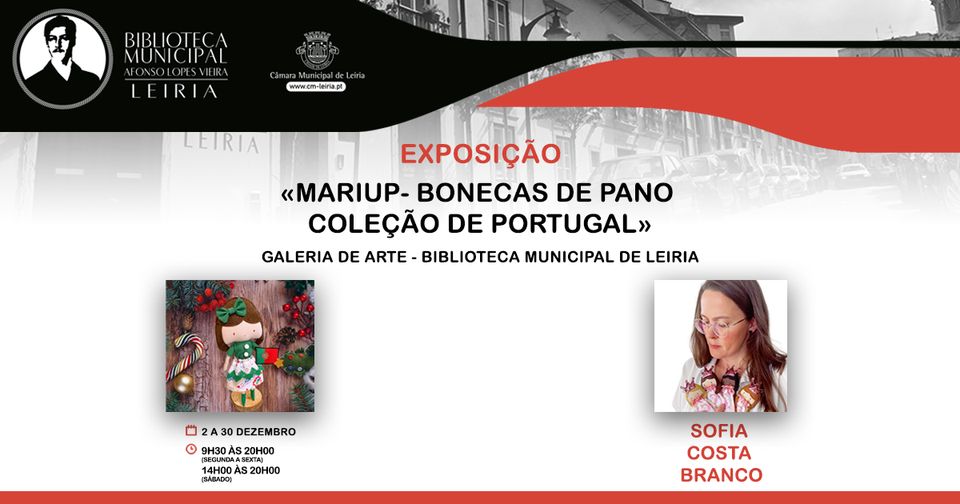 Exposição «MariUp - Bonecas de Pano Coleção de Portugal» de Sofia Costa Branco