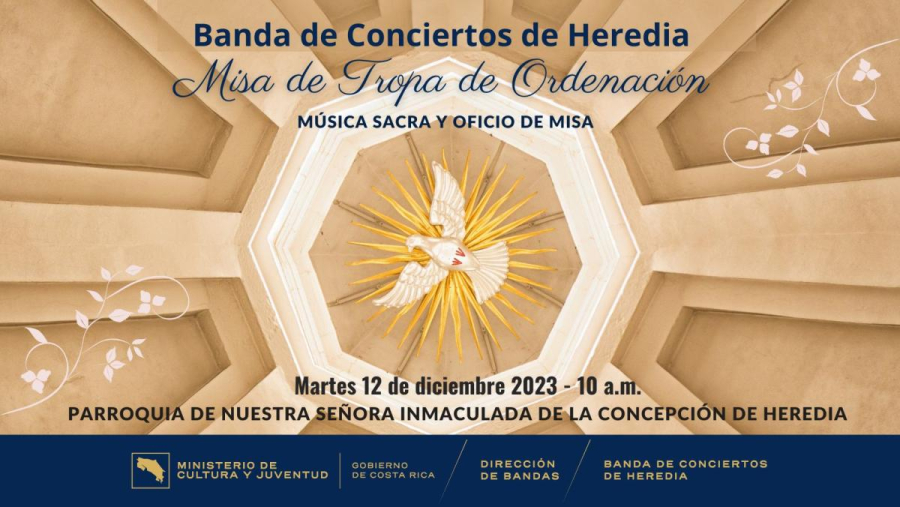 Misa de Tropa y Ordenación 'Música Sacra' | Banda de Conciertos de Heredia
