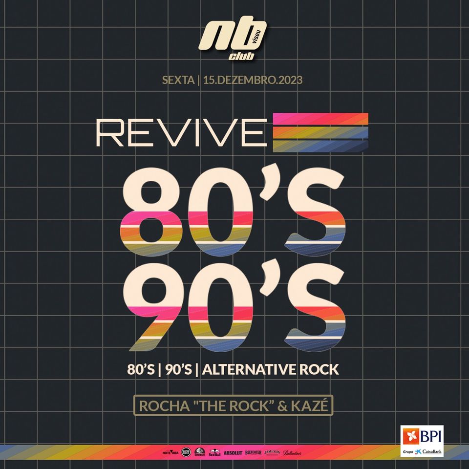 NB CLUB- REVIVE 80s/90s/Alternative Rock