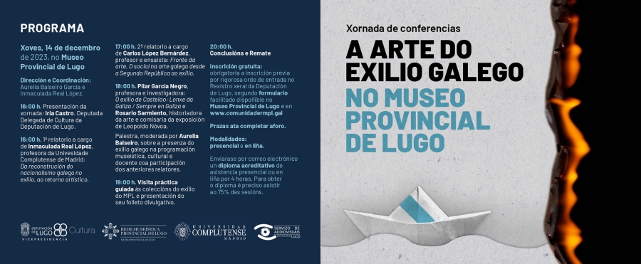 Conferencias «A arte do exilio galego no Museo Provincial de Lugo»