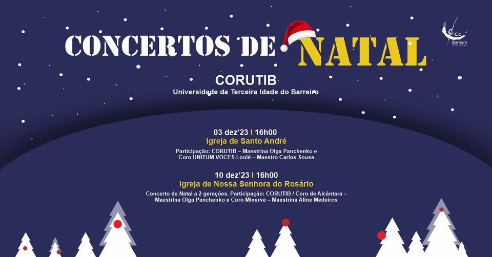 Concerto de Natal | CORUTIB – Universidade da Terceira Idade do Barreiro
