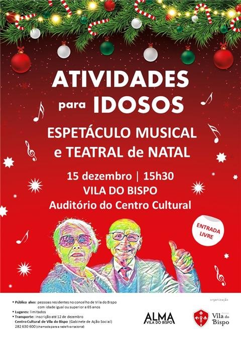 Espetáculo Musical e Teatral de Natal  - Atividades para Idosos
