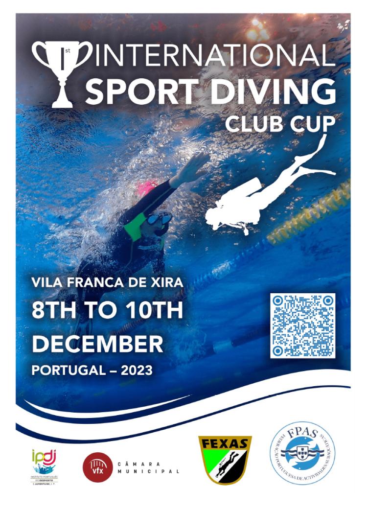 Vila Franca de Xira recebe a 1.ª Taça Internacional de Clubes de Mergulho Desportivo