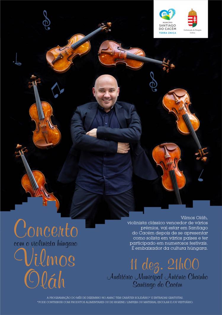 Concerto com o violinista Vilmos Oláh
