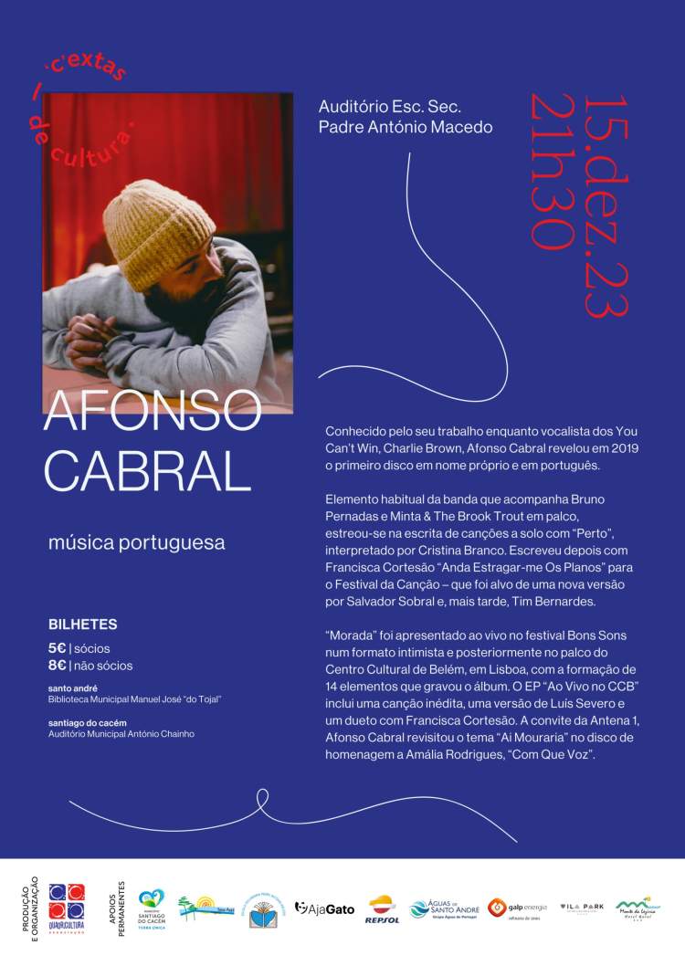 Afonso Cabral nas “C”Extas de Cultura