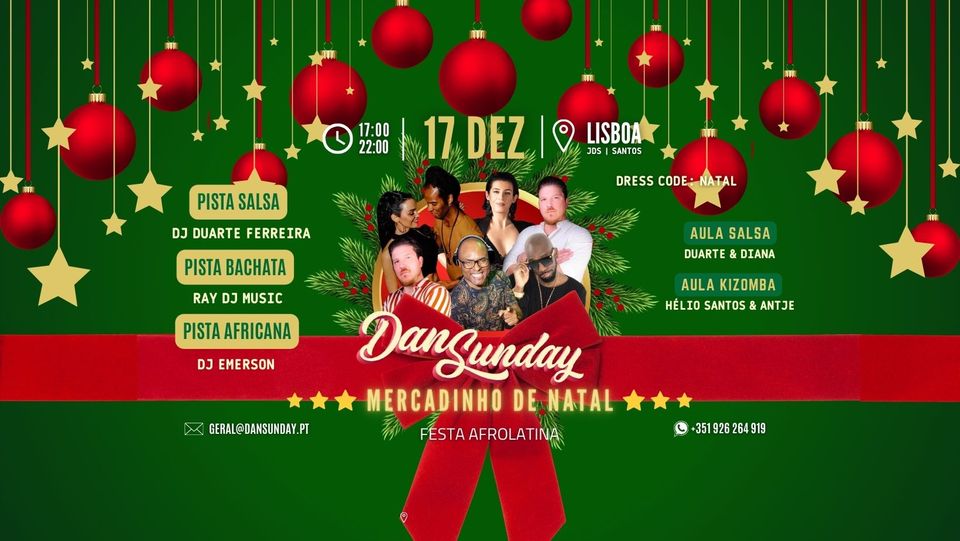 DanSunday | Festa Afrolatina | Mercadinho de Natal