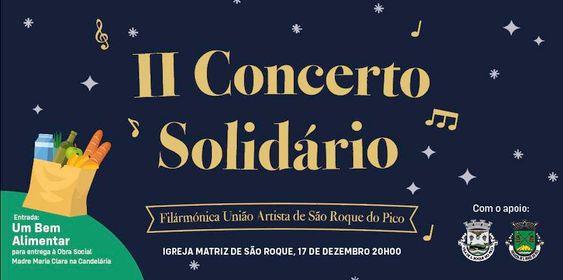 II Concerto Solidário da Filarmónica União Artista de São Roque do Pico
