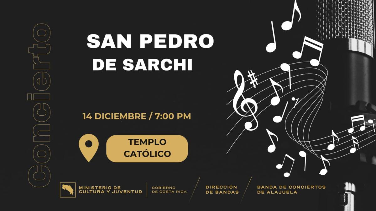Concierto Especial Navideño en Sarchí | Banda de Conciertos de Alajuela