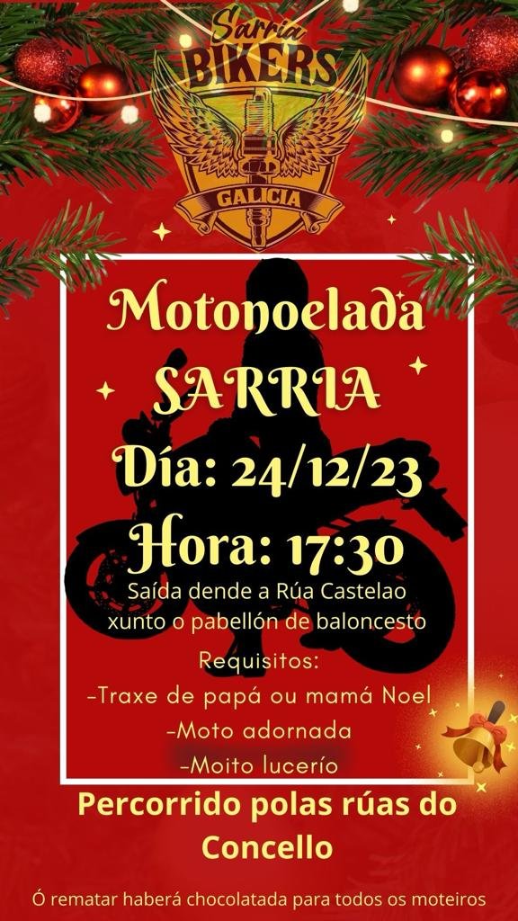 MOTONOELADA SARRIA, Lugo. Org. Motoclub SARRIA BIKERS