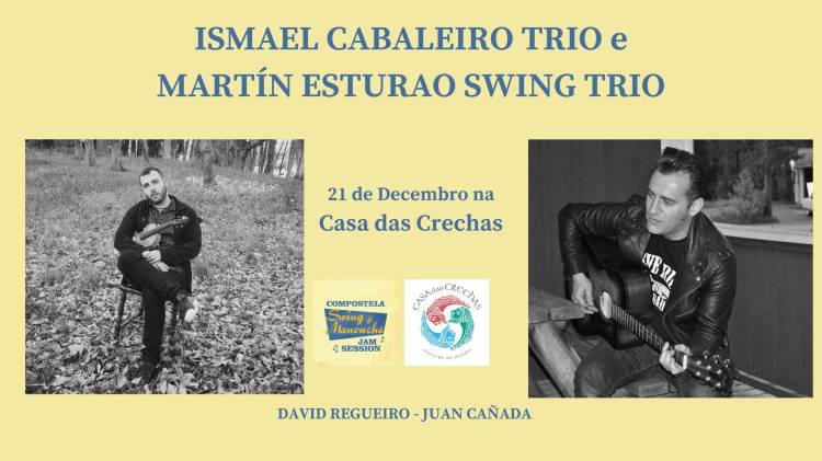 Compostela Swing & Manouche Jam (doble concerto) con ISMAEL CABALEIRO e MARTÍN ESTURAO