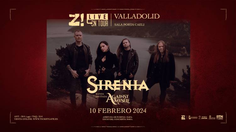 Z! LIVE ON TOUR: SIRENIA EN VALLADOLID (FEB´24)