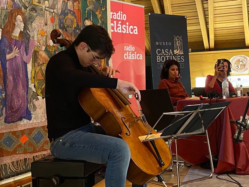 Concierto de violonchelo: David Martín. Museo Casa Botines Gaudí