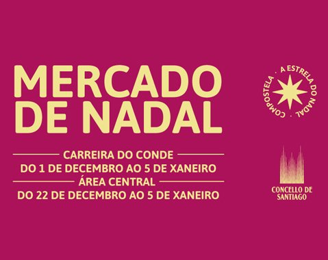 MERCADO DE NADAL EN SANTIAGO DE COMPOSTELA